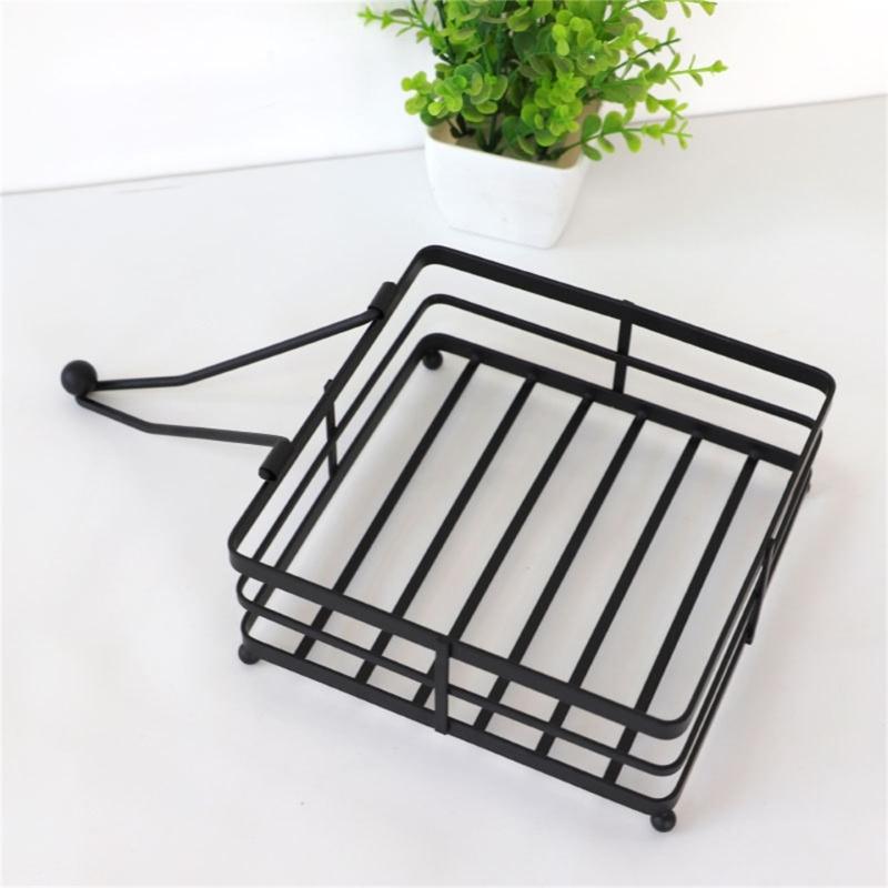 Tisch-Taschentuchaufbewahrungshalter für den Außenbereich, Arbeitsplatte, Metall, Schreibtischornament, Tischplatten-Taschentuchspender für Zuhause, Restaurant