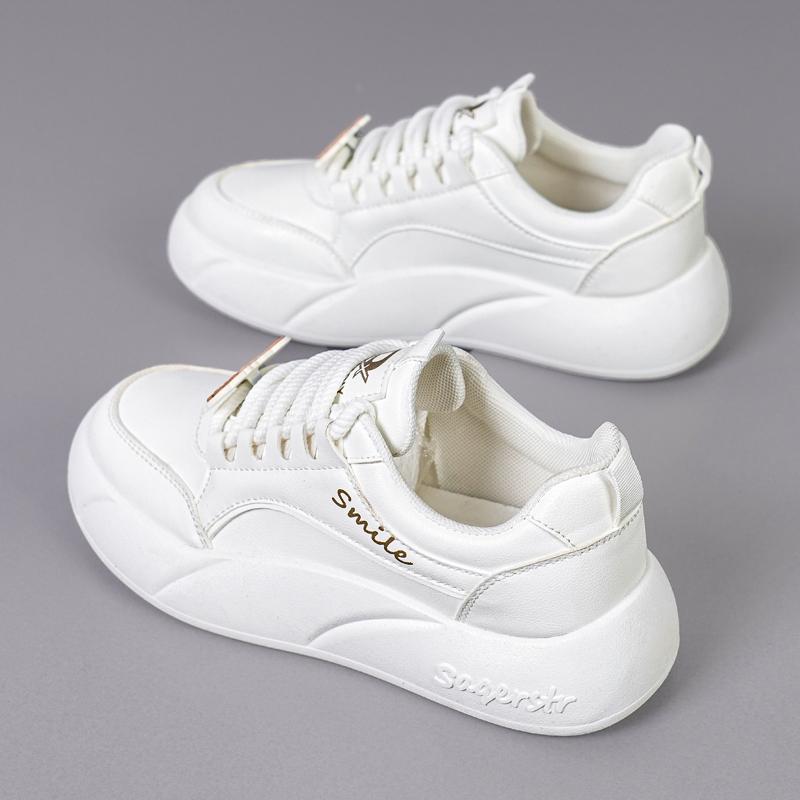 Sneakers Autumn New Soft Soles Are Not Tired, Students Large Size To Small White Board Shoes