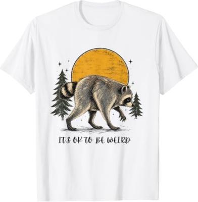 Cute Jimothy Raccoon-It’s OK To Be Weird Raccoon Jimothy T-Shirt