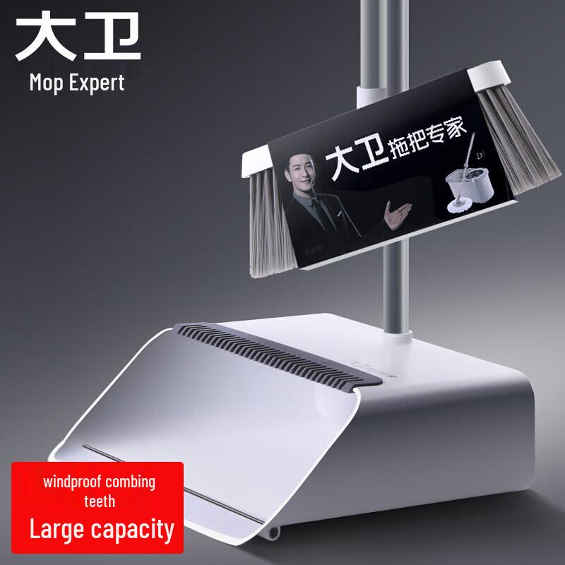 David F2 Enlarged Broom and Dustpan Set