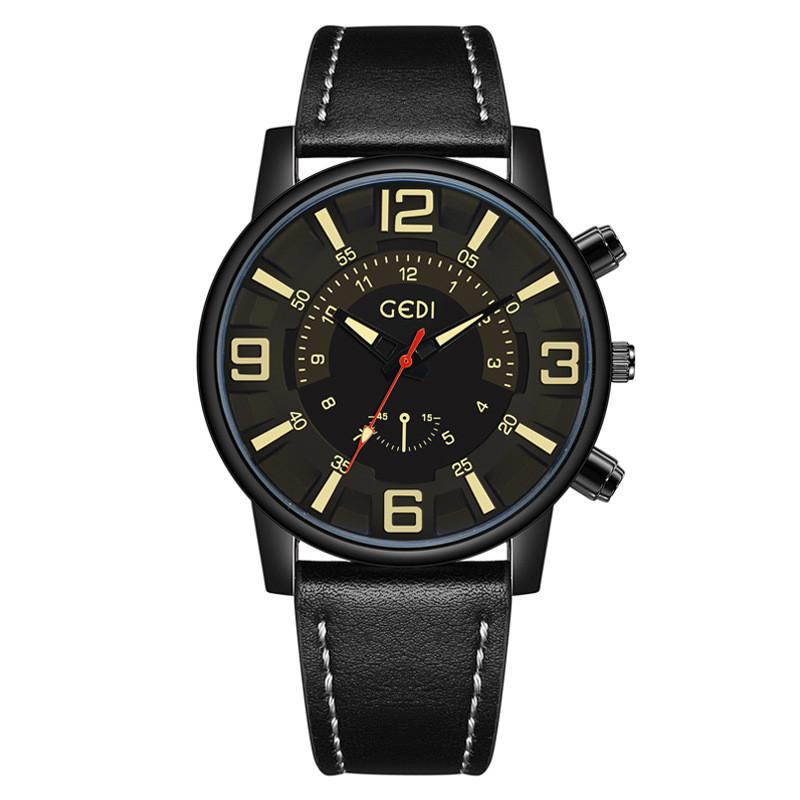 

Business Mens Watch With Luminous Hands Quartz For Office Formal Wear