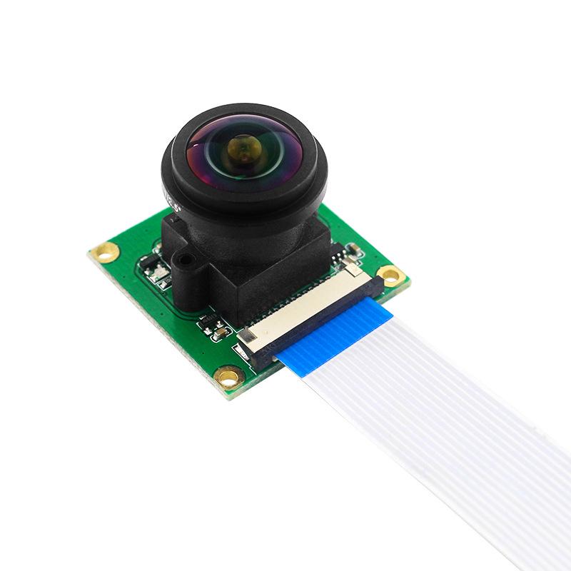 175° Wide Angle Raspberry Pi Camera, Adjustable Focus, 5MP, OV5647, 1080P for 4B/3B+ Models. Raspberry Pi Camera Module 175 Degree Wide Angle