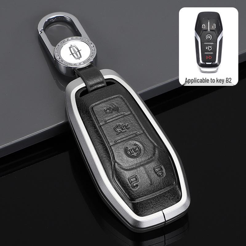 High-End Protective Key Case for 2014-2017 Lincoln MKC, MKZ, MKX Models - Unisex Design