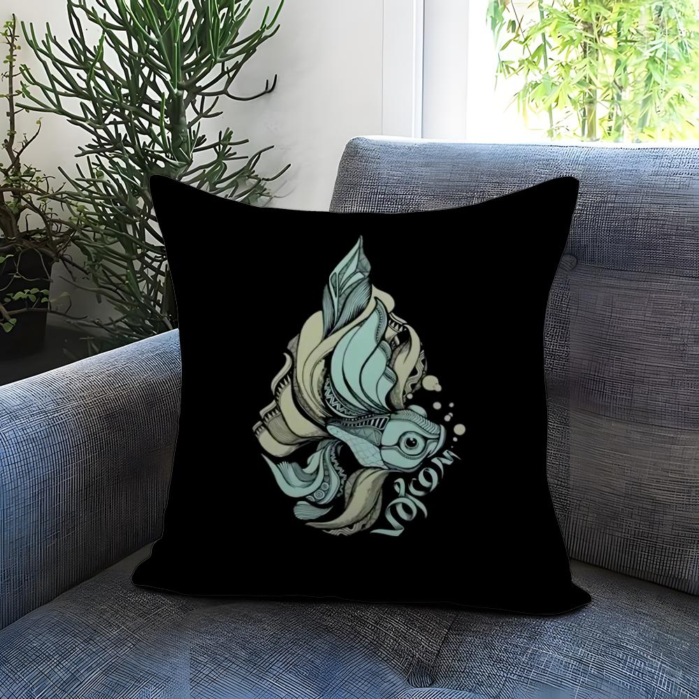 Band Cool V-Volcom Cushion Cover Comfortable Reversible Pillow Cover Ideal for Car Sofa Bedroom & Beyond