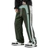 Men's Colorblock Striped Corduroy Trousers Men's Casual Fashion Trousers