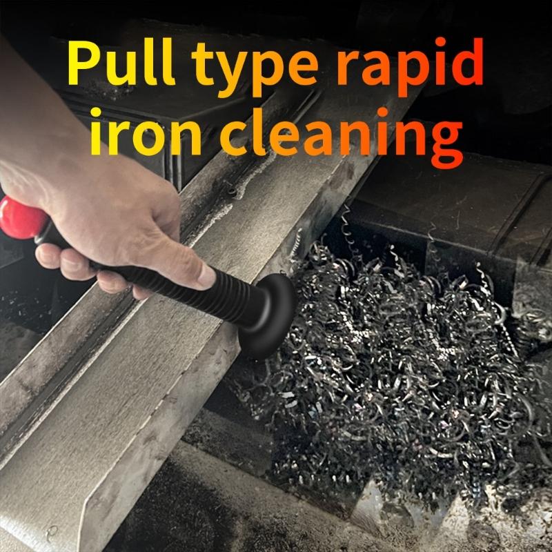 Iron Absorber Magnetic Metal Chip Collector Magnetic Pick Up Tool Magnets Sweeper Telescoping Iron Shavings Removal Rod