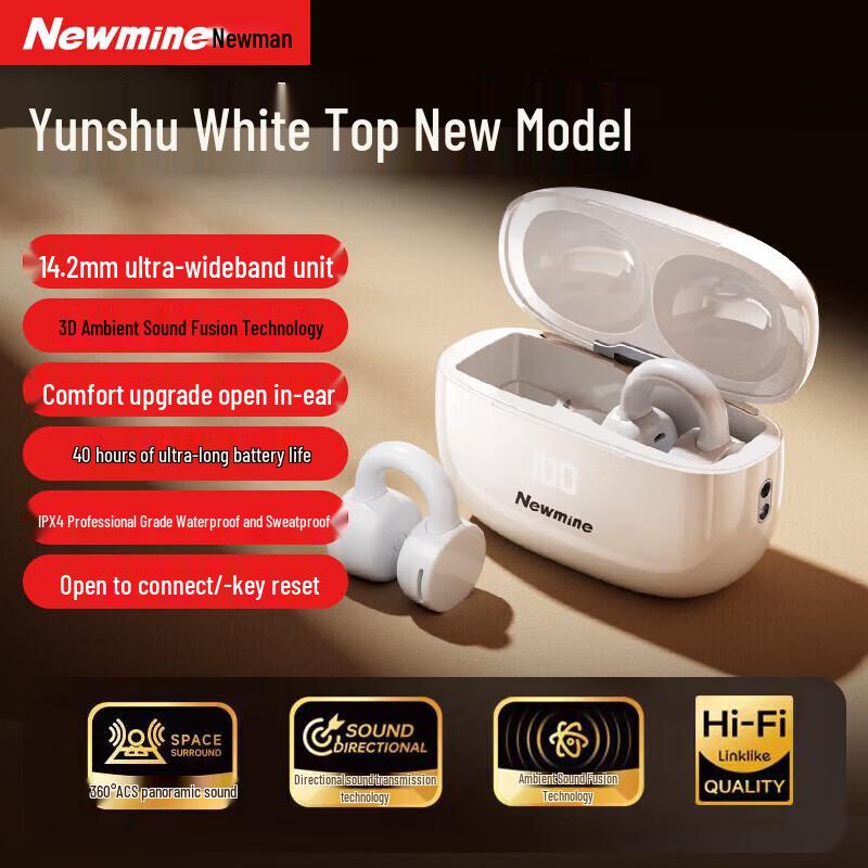 Newsmy LY63 Ear Clip Bluetooth Sports Earphones