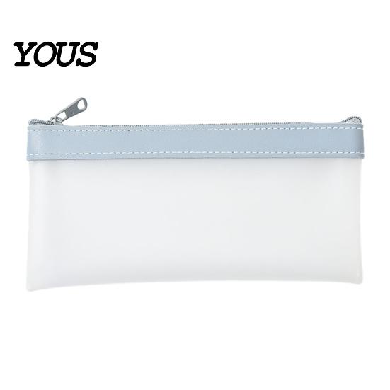 Durable Mesh Pen Holder Clear Pencil Case, Large Transparent Pouch for Girls, Waterproof Quick Access Bag Stationery High School Students, Cosmetics