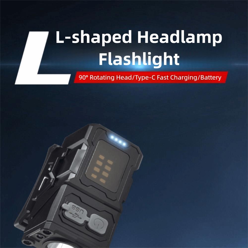 6 Lighting Modes Head Mounted Light USB Rechargeable Fishig Lantern Floodlight Headlamp  Night