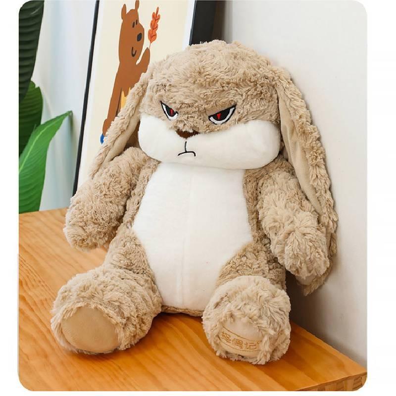 Fluffy Bunny Plush Toy Pillow Stuffed Animal Cute Birthday Gift For Girls 30-60cm