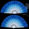 Peacock Dance Fan - Colorful Gradient for Performances
