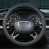 3D Embossed Steering Wheel Cover - Business Style, Comfortable, Breathable, Year-Round Massage for Cars
