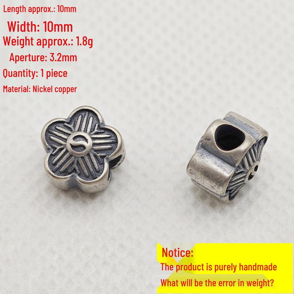 Legierung Sterlingsilber Blume Abstandshalter Perlen für DIY Schmuck Halskette, Armband oder Anhänger Zubehör