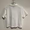 NeW Balance W Single Mesh Semi Crop Collar Short Sleeve Tee nbnff2W412 White