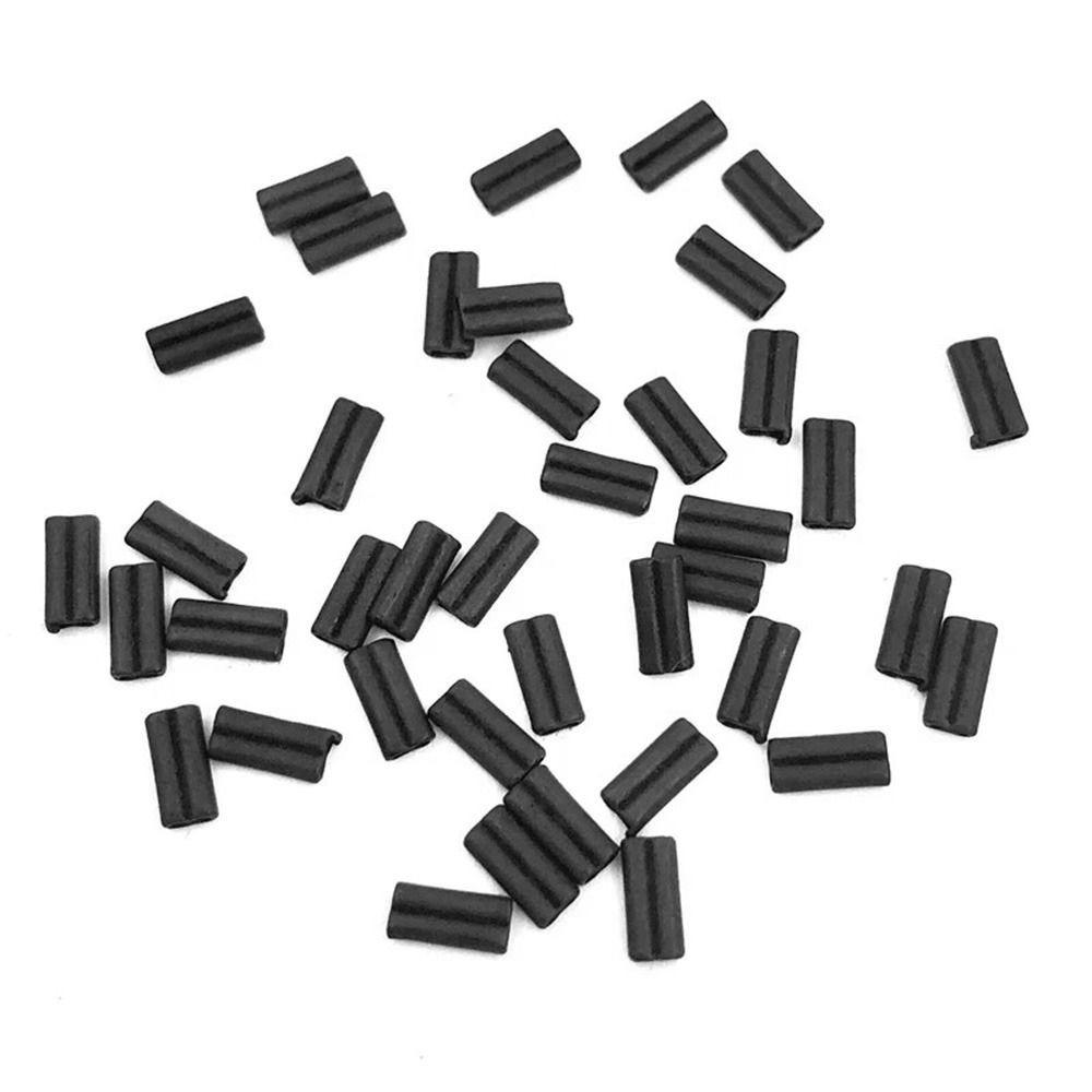 tube 0.6mm 0.7mm Double Aluminum Tube Fishing Wire Tube Wire Crimp Connector Line Crimping Sleeves