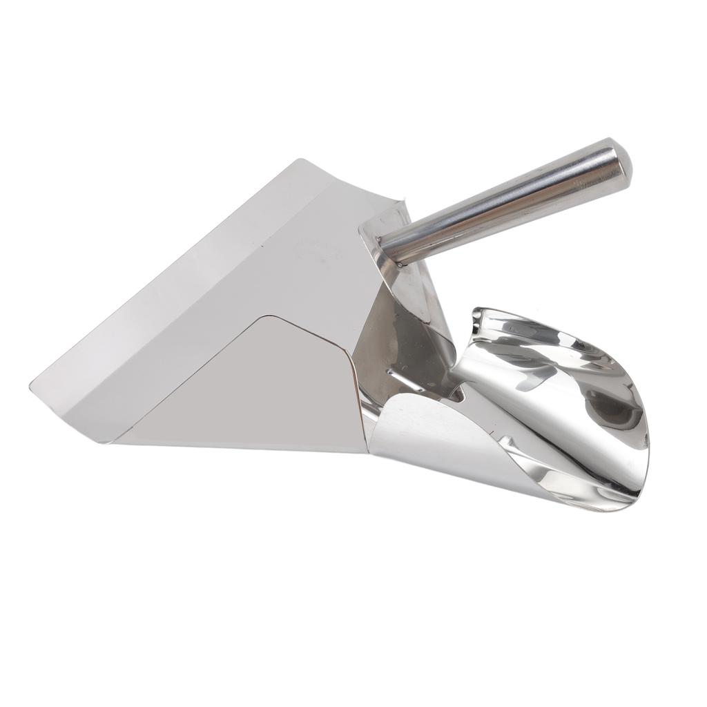 French Fries Shovel Rustproof Stainless Steel Food French Fry Popcorn Shovel French Fry Bagger Scooper for Cinemas