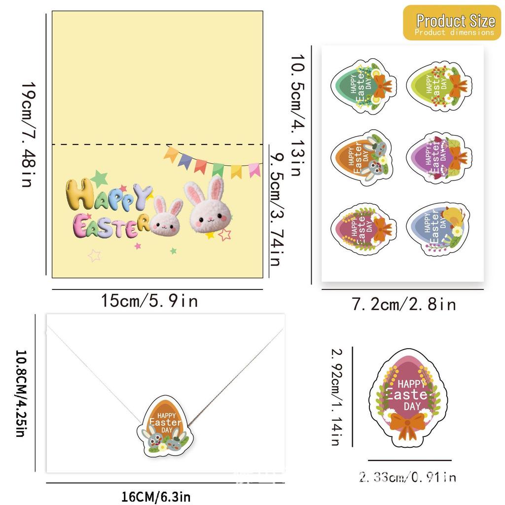 Custom Easter Bunny Blessing Card Set - Creative Holiday Message Cards