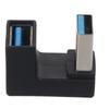 5Gbps Up & Down 180 Degree Angled USB 3.0 Adapter A Male to Female Extension Connector Work for LTE Adapter to Powerbank