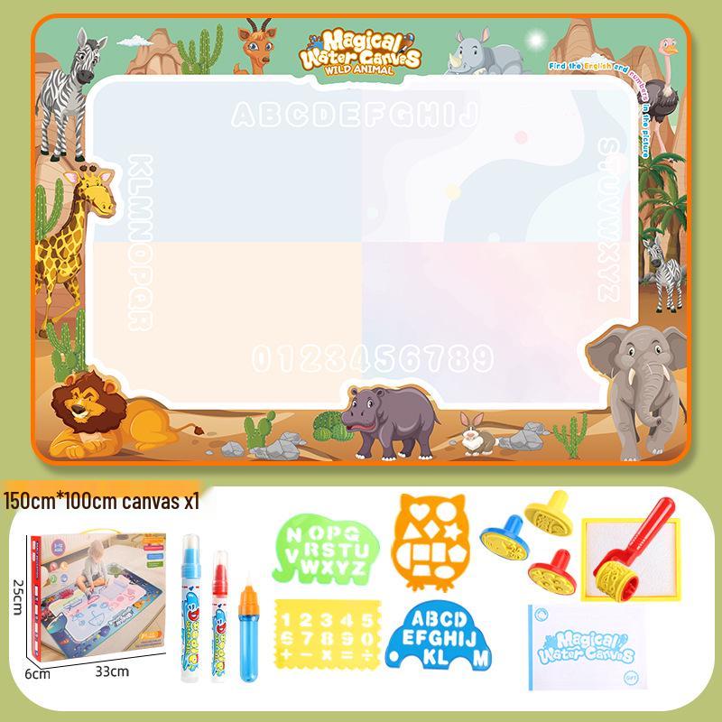 Magic Water Canvas: Children's Colorful Doodle Mat & Drawing Board
