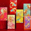 6pcs Gold Stamping New Year Money Envelope Chinese Style Lucky Red Pockets  Lunar New Year