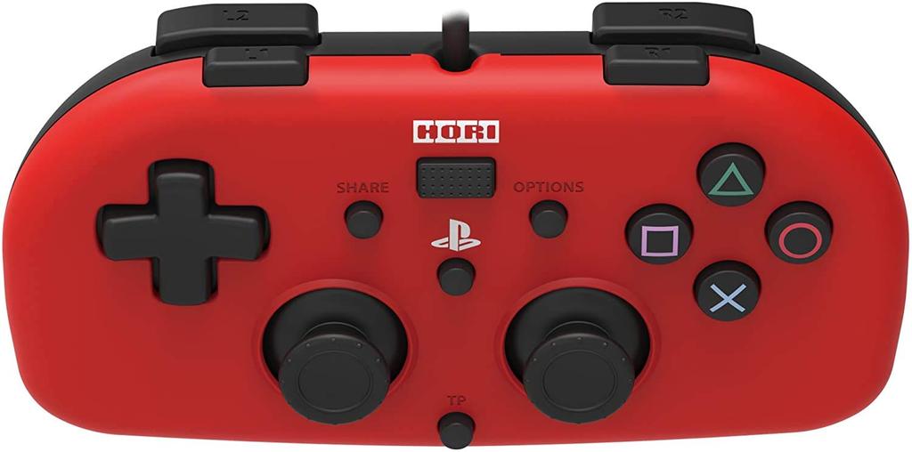 Lizenzierter kabelgebundener Controller Light für PS4 mit [Sony Produkt] (rot) [Kompatibel PS4]