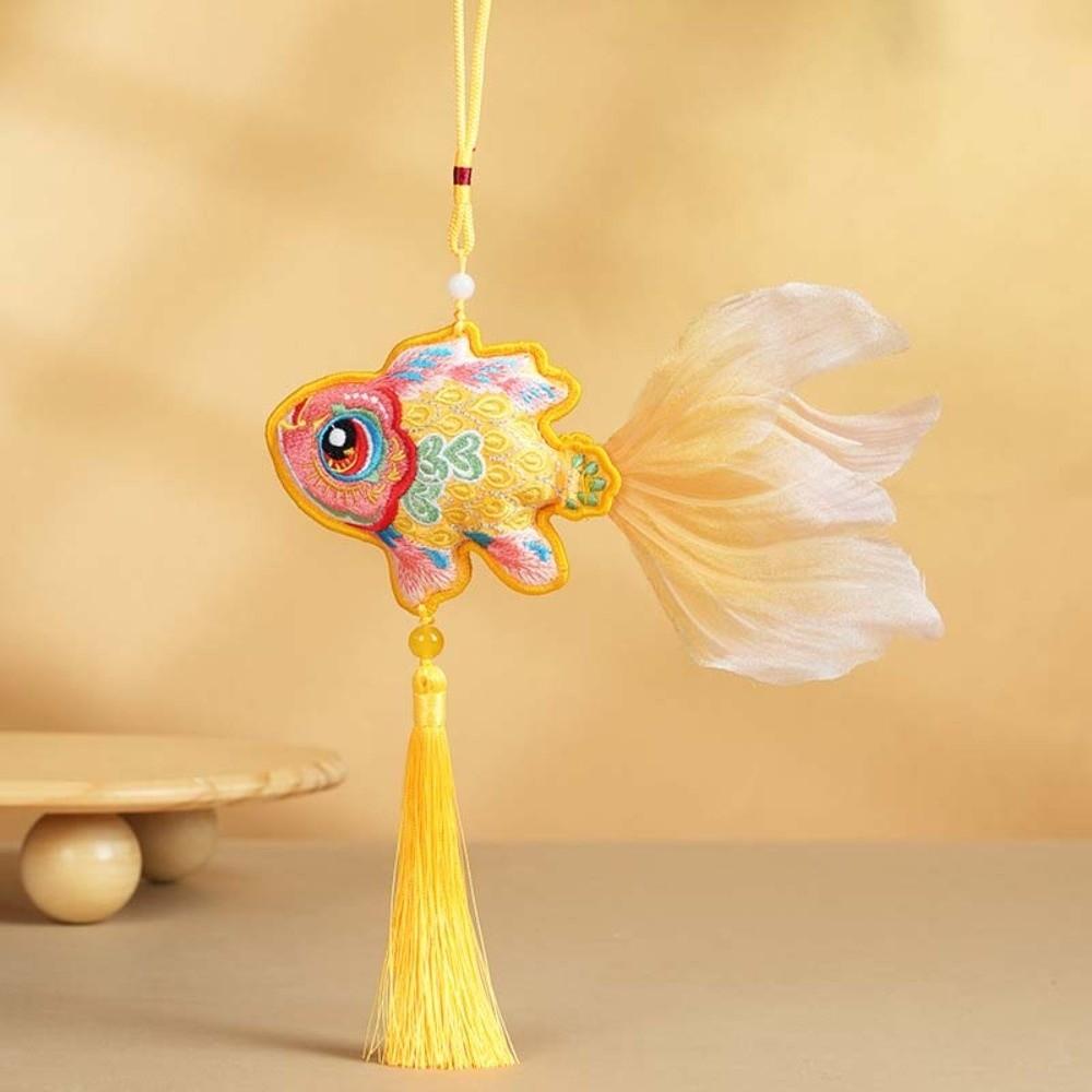 Goldfish New Year Koi Fish Decoration Tassel LED Hanging Ornaments  Wedding