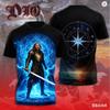 Vintage Rock Dio Band 3D Print T-shirt Men Women Fashion Hip Hop Casual Short Sleeve Tops Tees Mens Clothing Streetwear men New