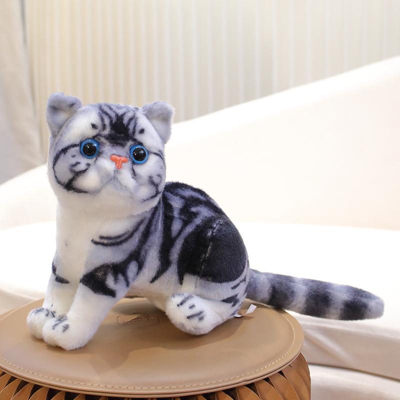 Siamese Cat Plush Toy: Early Education Comfort Gift for Children, Home Decor Ornament