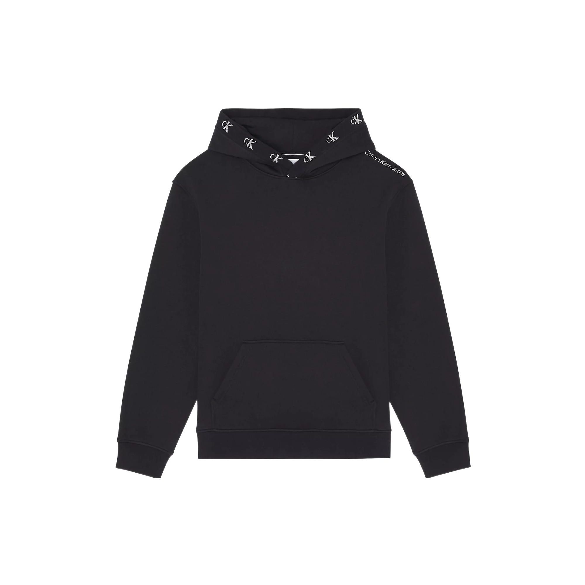 

Calvin Klein Худи однотонное с вышивкой логотипа унисекс Черное J30J321883-BEH XXL