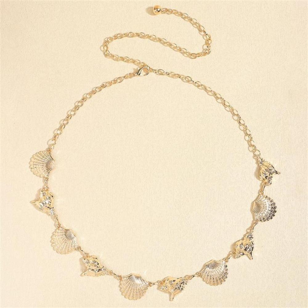 Metal Bohemian Waist Chains Belly Chain Shell Body Chain Creative Dress Belt Chains  Indian Dance