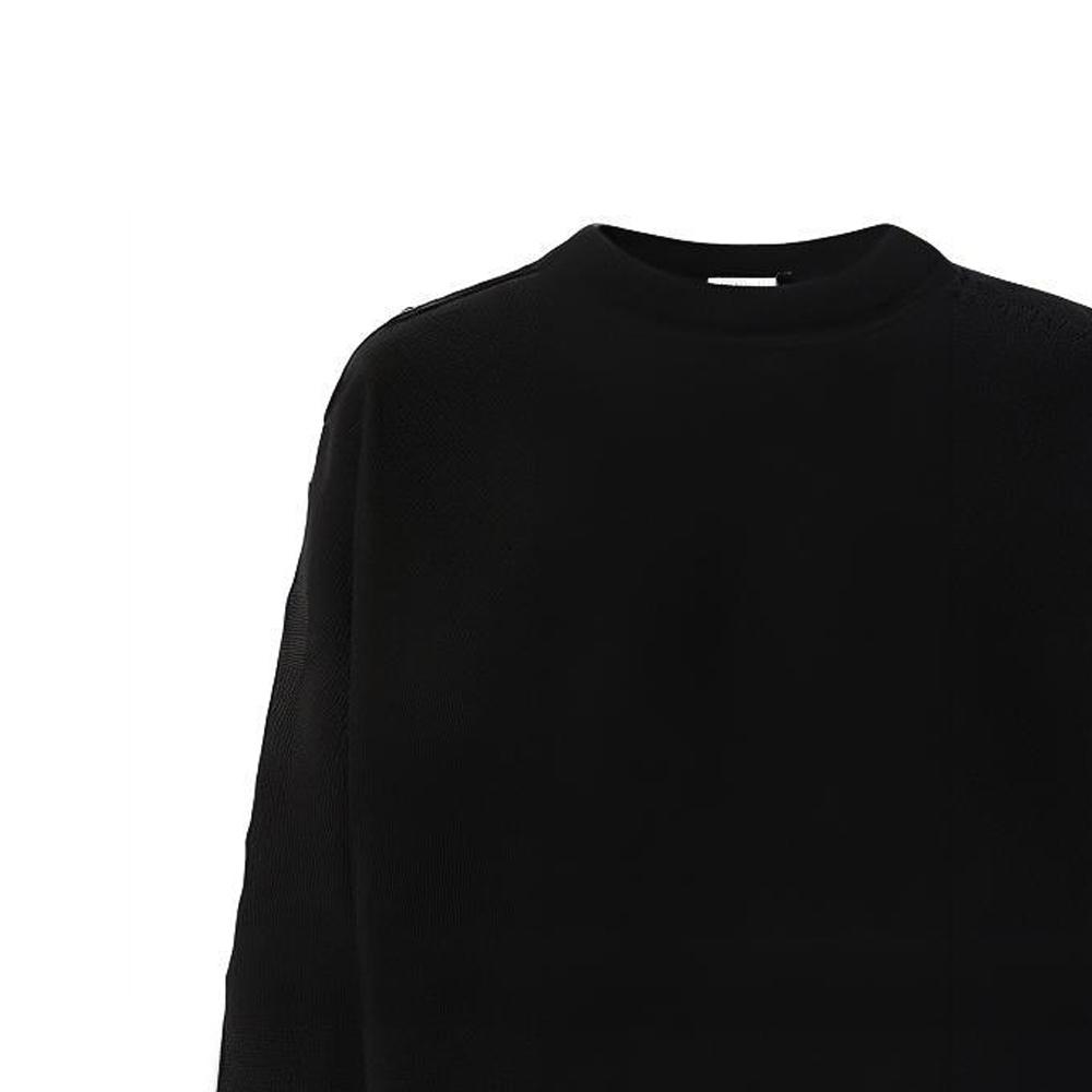 Burberry Logo Embossed Cotton Crewneck Sweatshirt 80509411-BK