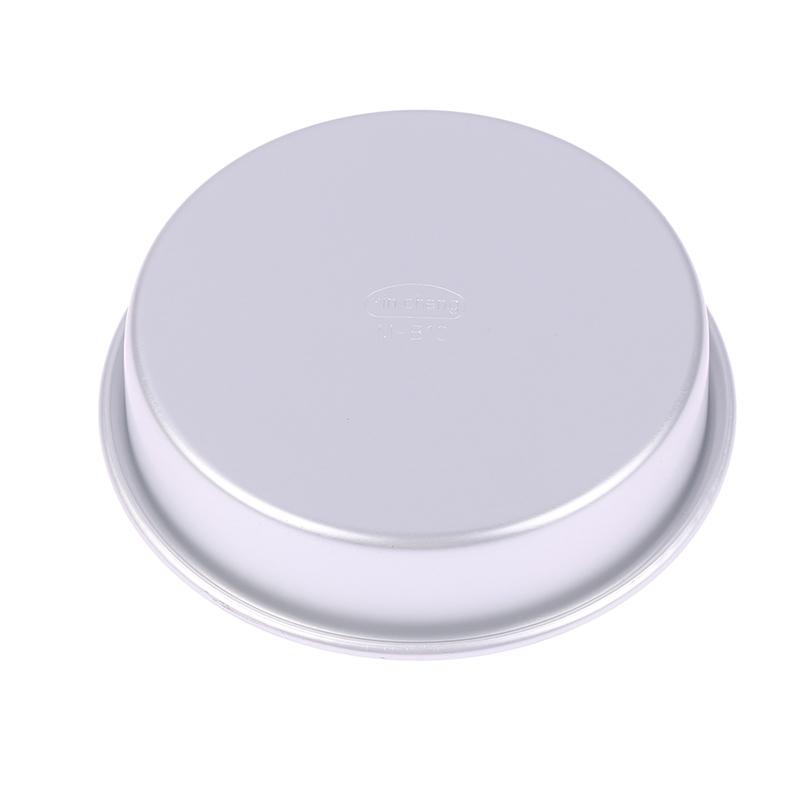 1Pc 4 Inch Aluminum Alloy Round Cake Plate Diy Food Oven Big Cake Bread Mold