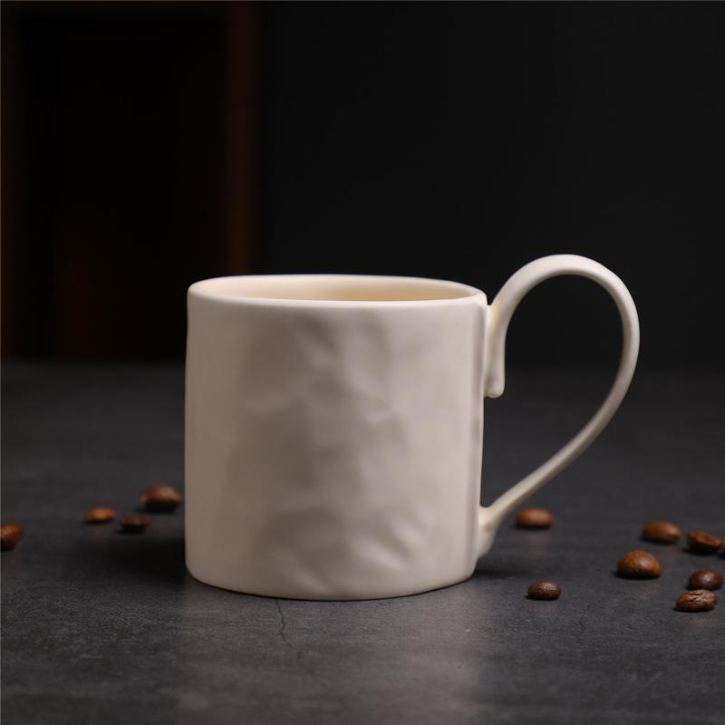 Ceramic Breakfast Cup High Value Couple Water Cup Coarse Pottery Coffee Cup Retro Mug Nordic Creative Cup