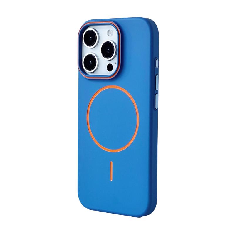 Ultrathin Hit Color MagSafe Phone Case for iPhone 16pro max 15 16 Pro 14 13 12 Magnetic Wireless Charging Matte Hard PC Cover