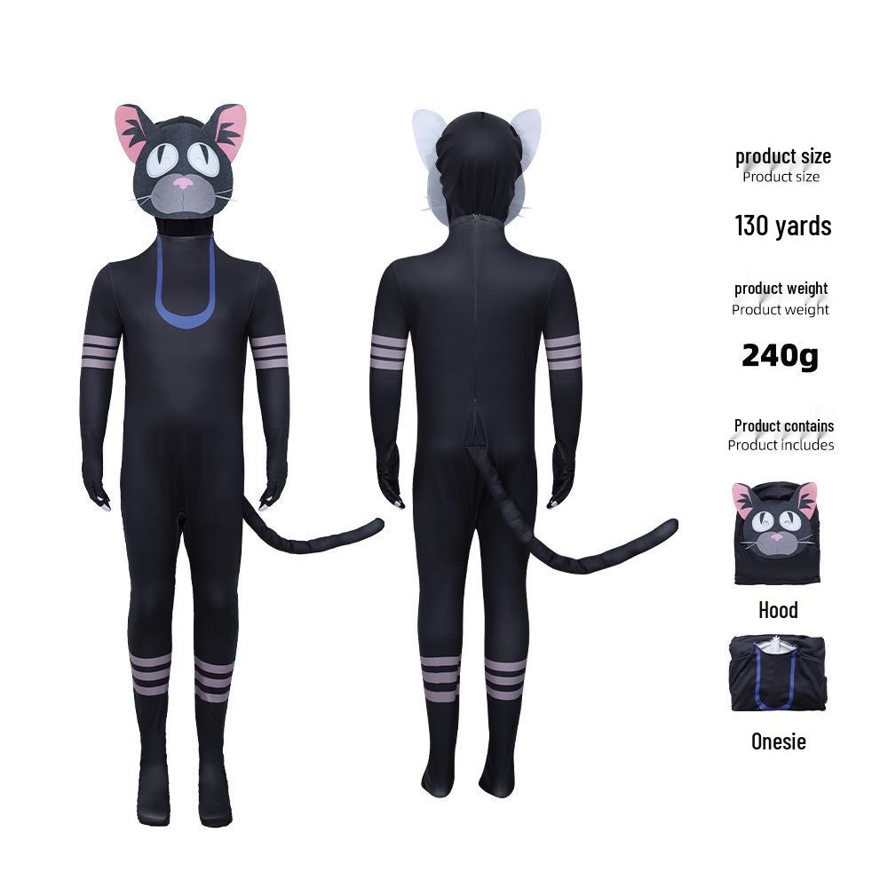 50,000 Halloween Forest Cosplay Costume: Horror Game Owl Deer Design for Kids & Adults.