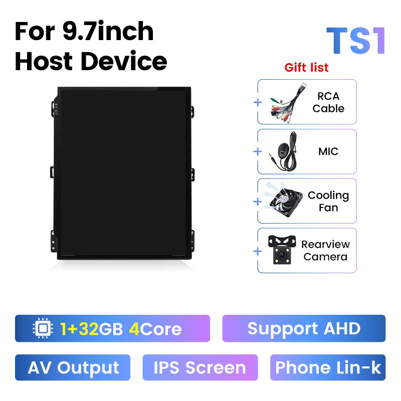 Navifly 9.7" For Tesla Vertical Screen Universal Android Car Radio Multimedia Player GPS BT Carplay Auto Stereo 2 Din Head Unit