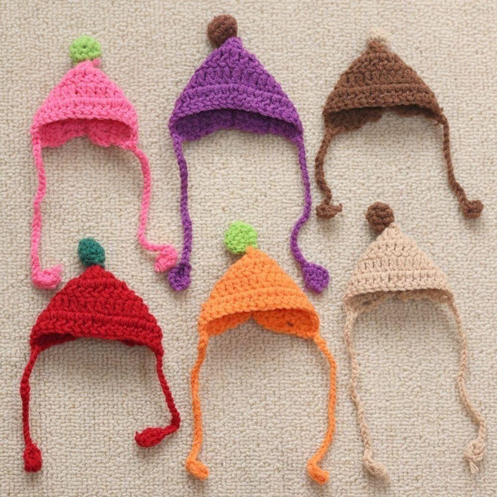 Fashion Animal Doll Hat Cute Casual Wear Hat High Quality Mini Knitted Hats  for Skirt