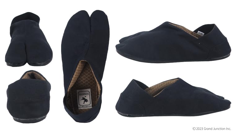 Boty Tabi MANNEN Tenisky Lehké Jikatabi MRG018 Černé 26cm [Margo] [Marugo] Nazouvací Dámské Pánské
