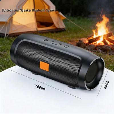 Tragbarer TWS Bluetooth-Lautsprecher mit Kartenslot, Hochwertiger Klang, Starker Bass, Doppelte Subwoofer für den Außenbereich