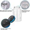 Visible Coin Bank for Teens Digital with Intelligent Counting, Safety Padlock ABS Transparent Money Saving Jar Kids Savings Jar, Management