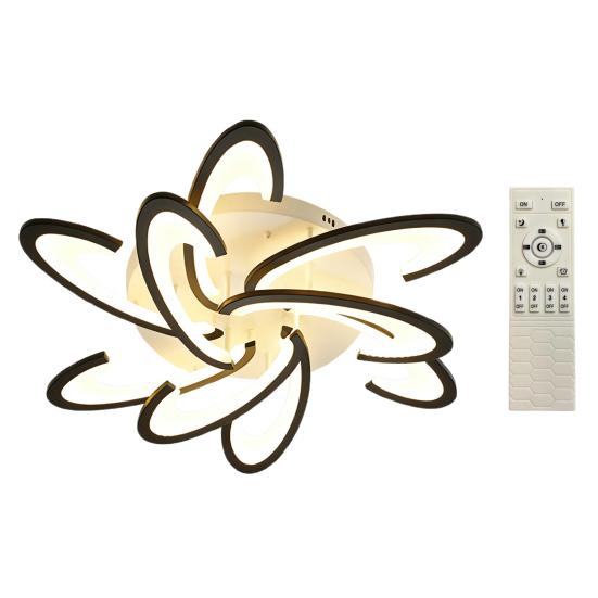 Artistic Flower Ceiling Lamp Unique Petal Design LED Light for Home Dimmable Modern Fixture for Bedroom Living Room Decor
