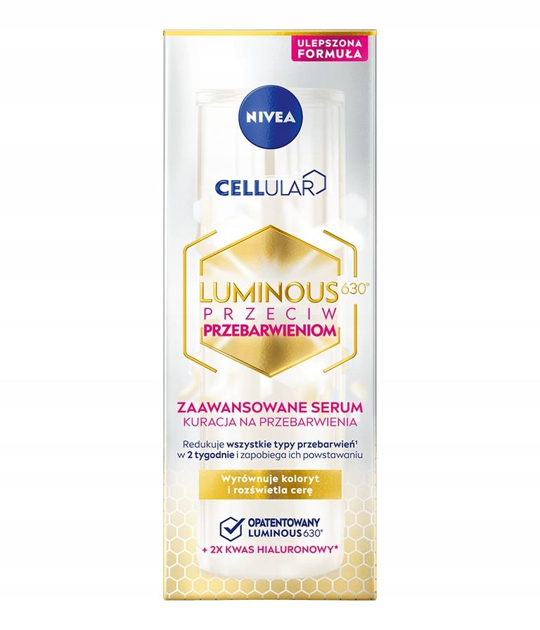 Nivea Luminous 630 Anti-Age Serum 2In1 For Discoloration And Wrinkles 30Ml