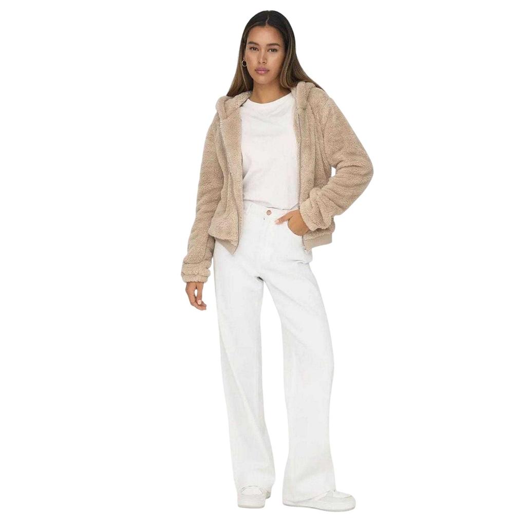 Only Womens/Ladies Plain Teddy Fleece Jacket