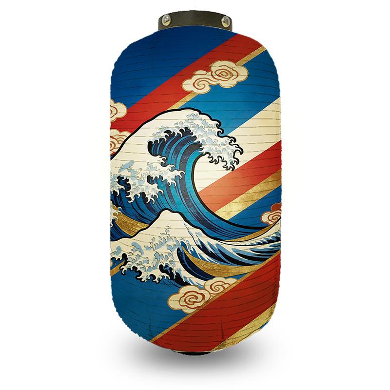 

Japanese Ukiyo-E Printed Sashimi Lantern Lucky Blessing Decor Cuisine Restaurant Decor Lamp Festival Party Supplie Cloth Lantern 20x35cm