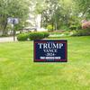 2024 Yard Sign With H-Stakes - Double Sided 18x12 Inch , Placard Voted For Signs Triggering Signs Decoration Outdoor Yard