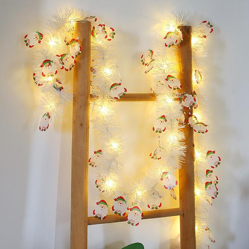 2M/3M Christmas String Lights Christmas Tree Santa Claus Decoration Lights Living Room Christmas Party Atmosphere Lights String