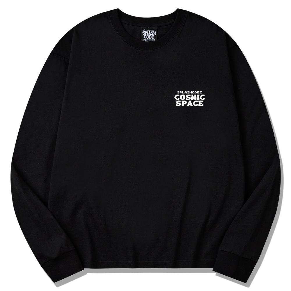 Seupeullaesikodeu Long Sleeve Black - Cosmic Space