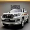 1/32 Toyota PRADO Land Cruiser SUV Alloy Car Model Diecast Metal Off-road Vehicle Car Model Sound and Light Kids Toy Gift