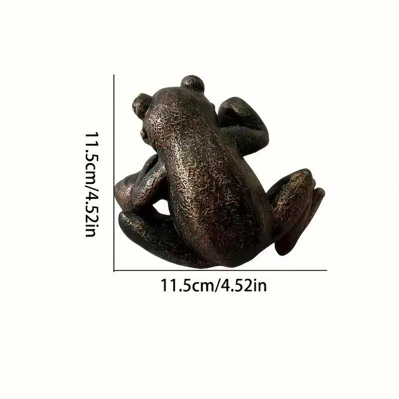 Frog Figurine Resin Frog Statue Flower Pot Hanger Ornaments Planter Creative Pendants Crafts Sculpture For Home Courtyard Decora