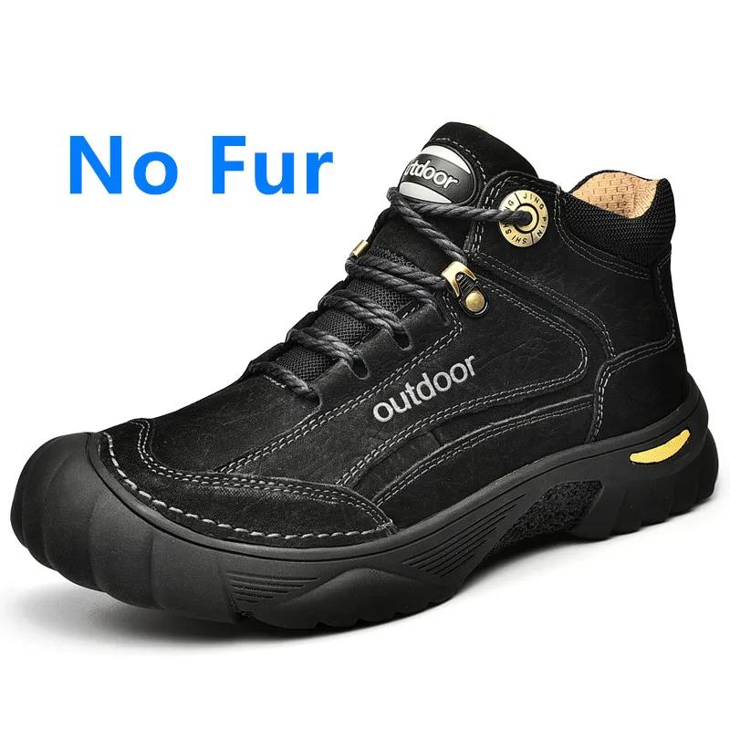 

Модные коричневые зимние ботинки из натуральной кожи, удобные мужские ботинки, модные брендовые мужские ботинки класса люкс, новый дизайн, походные ботинки для мужчин, повседневные ботинки 38